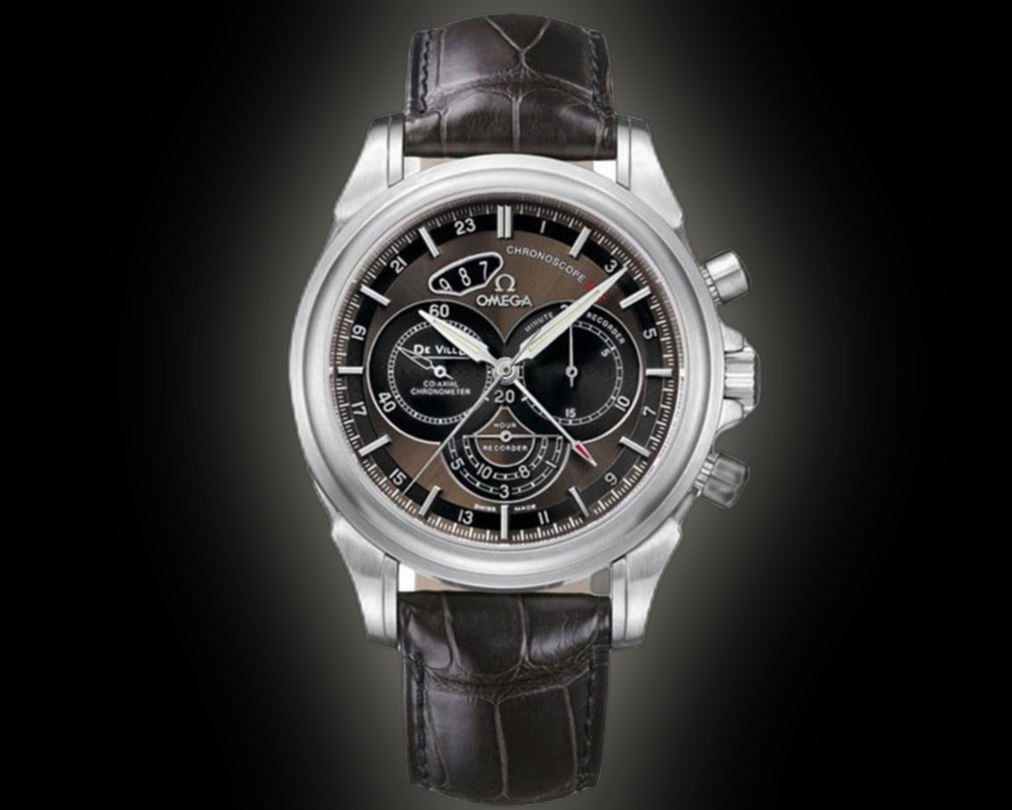 Omega De Ville 44 422.13 Brown Dial, Stainless Steel, 44.0 mm ...
