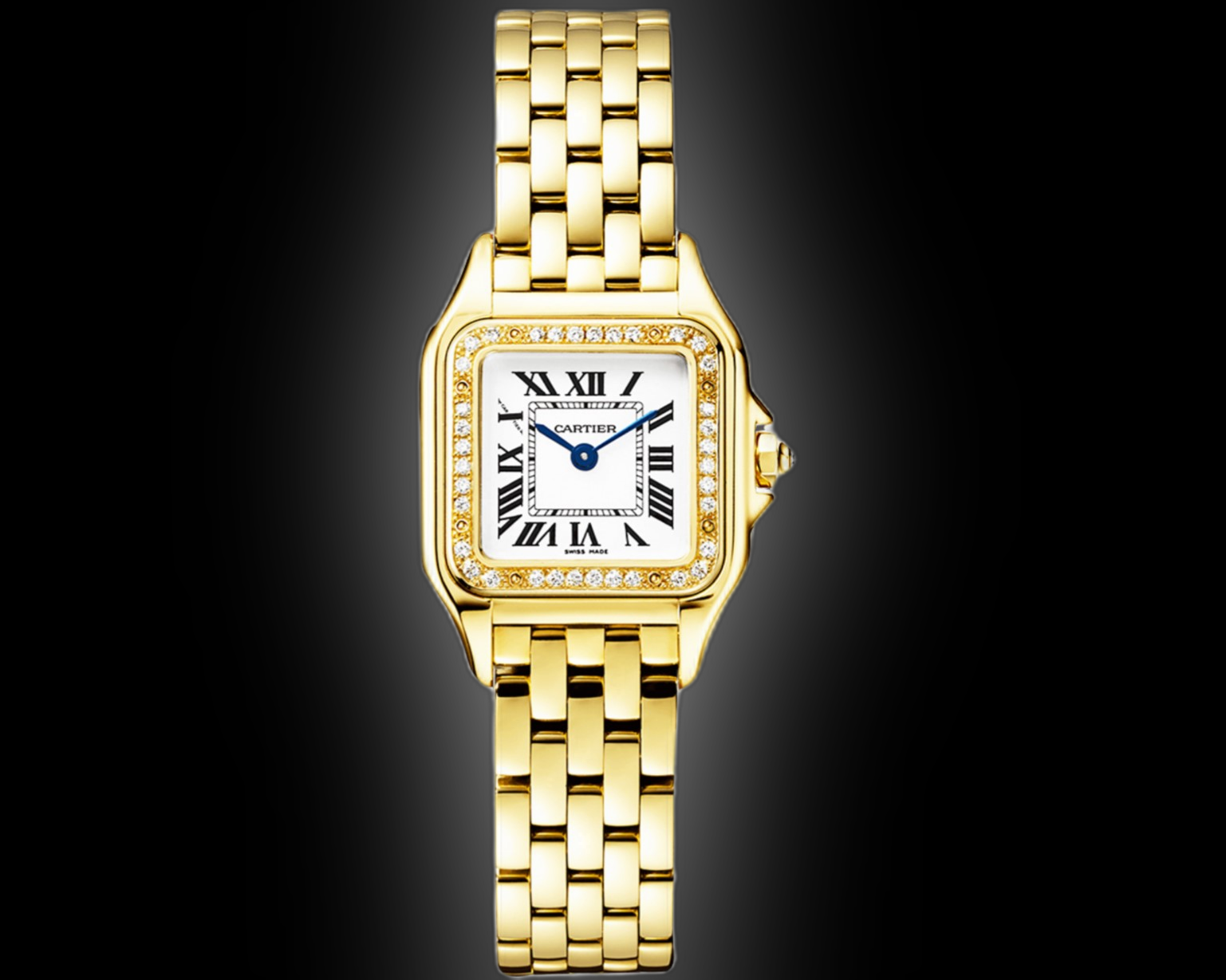 Cartier Panthère de Cartier WJPN White Dial, 18kt Yellow Gold
