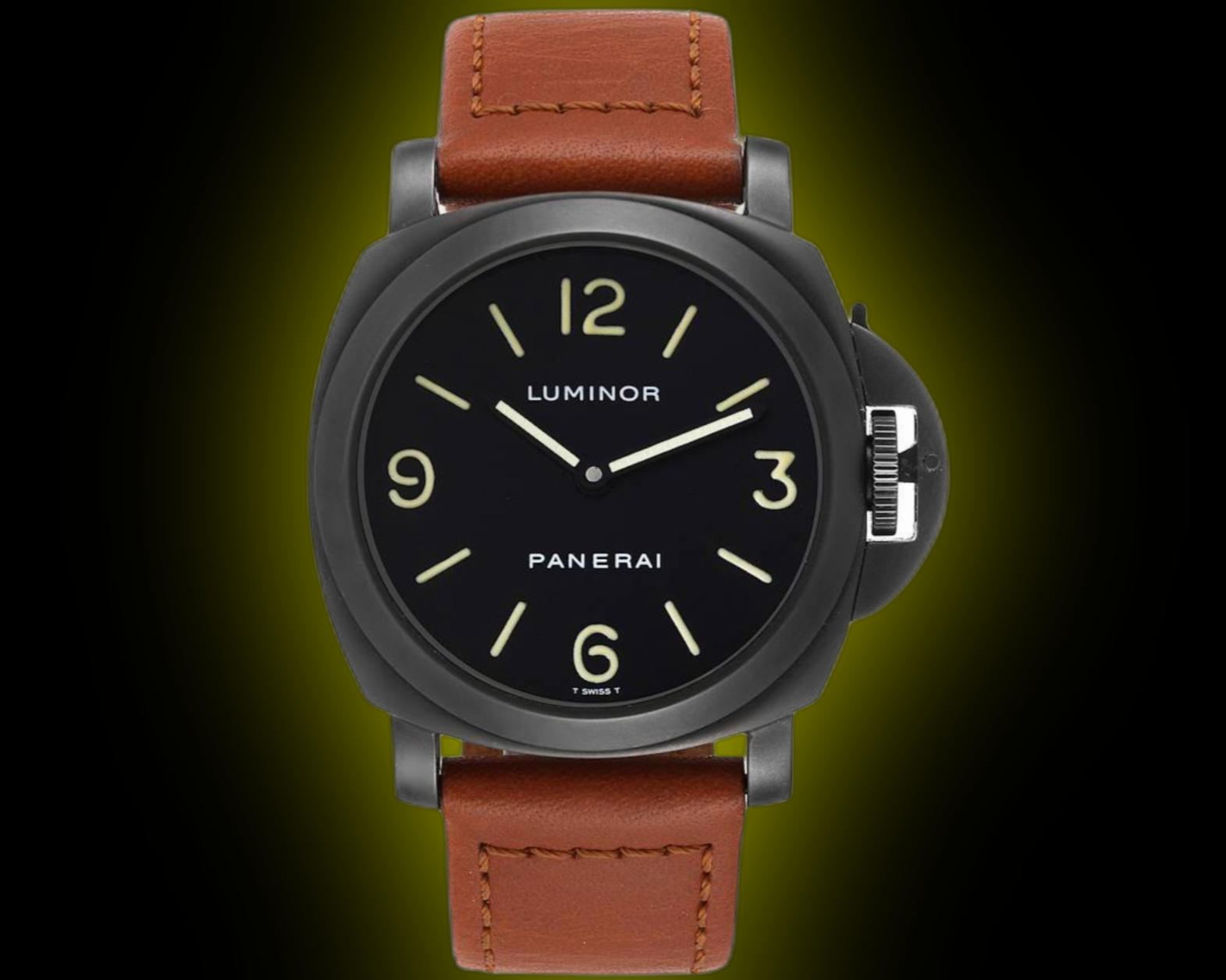 Watch Pam26 Panerai Luminor Base 00009 Black Dial, Stainless Steel