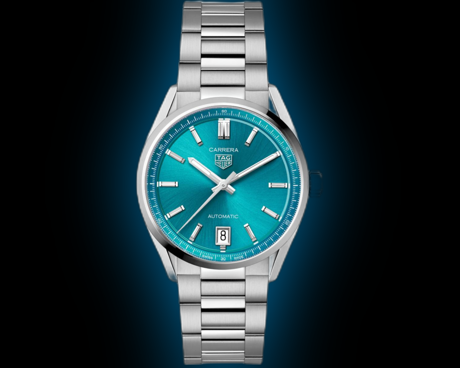 TAG Heuer Carrera BA0001 Blue Dial, Steel, Date