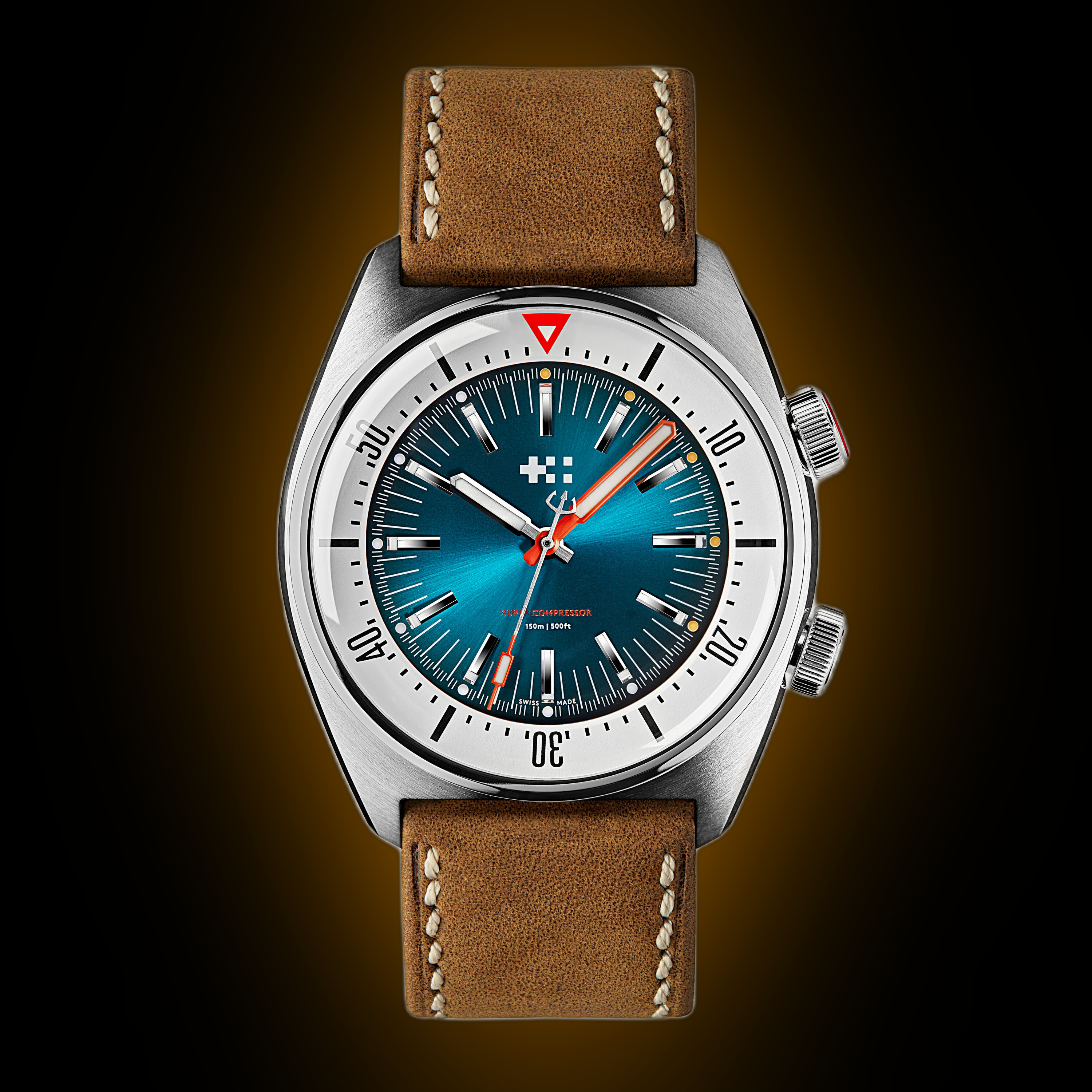 Christopher Ward Super Compressor C65 Ocean Blue Dial, Stainless Christopher Ward Super Compressor C65 Ocean Blue Dial, Stainless