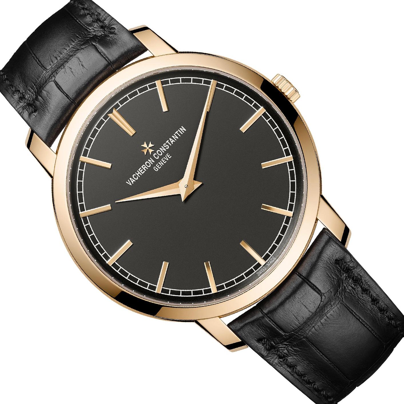 チンクルアソート Vacheron Constantin Traditionnelle 43075 Grey Dial, 18kt Rose Gold