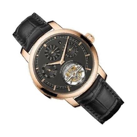 Vacheron Constantin Traditionnelle 80172 Black Dial, Pink Gold