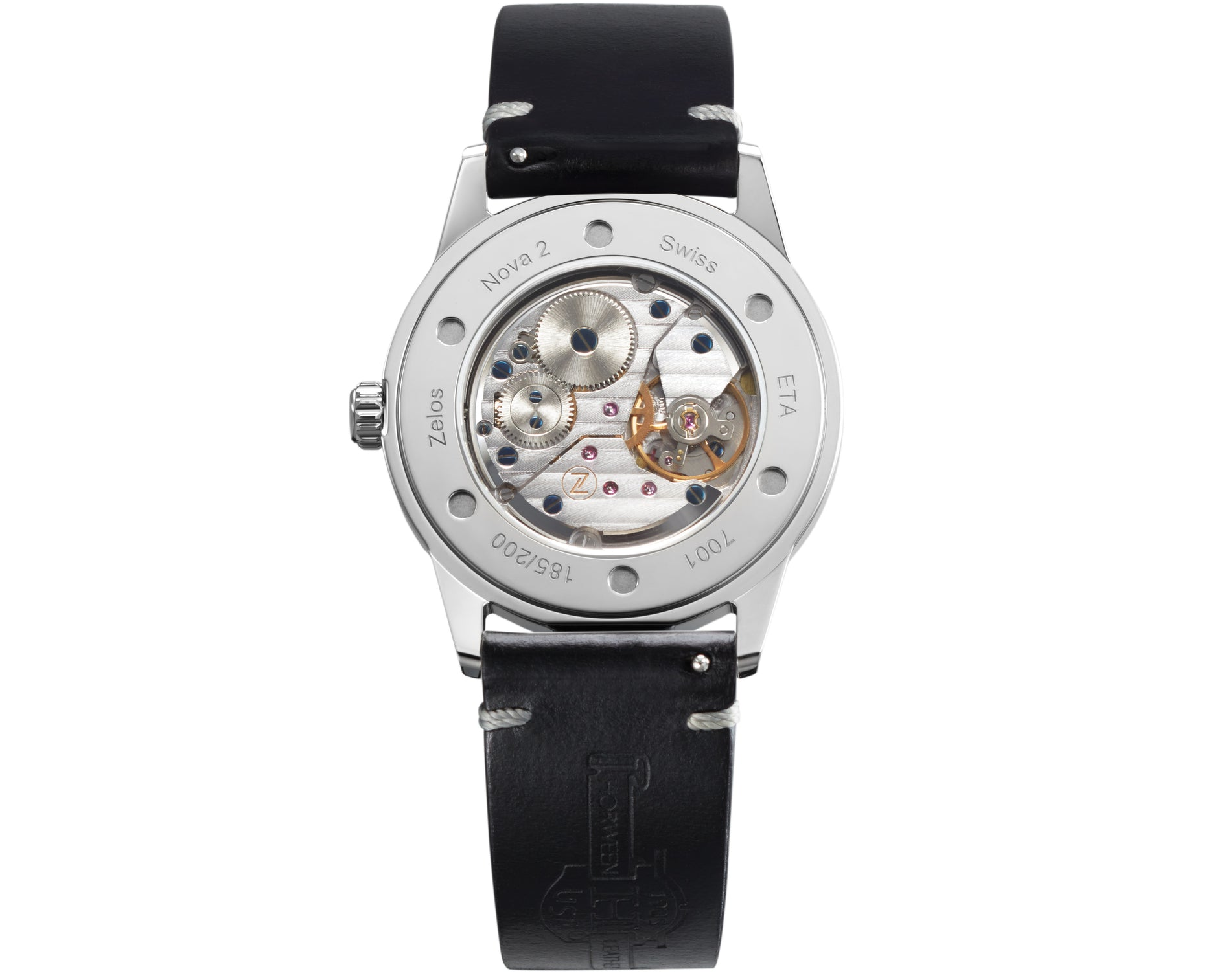 Zelos Nova 37 mm Diver Aventurine, Blue Dial, Stainless Steel