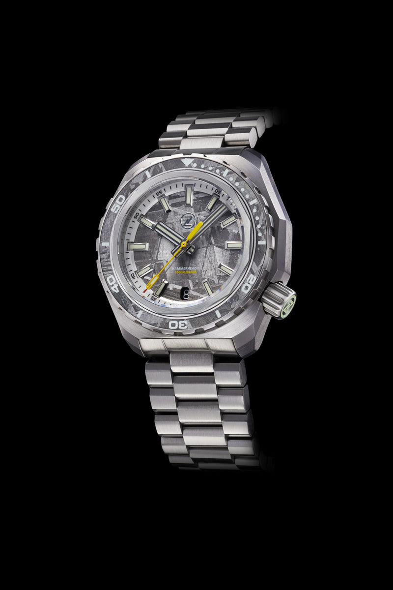 ウォーレンドルフ　陶器 Zelos Hammerhead 2 1000 m Steel, Meteorite Dial, Ceramic