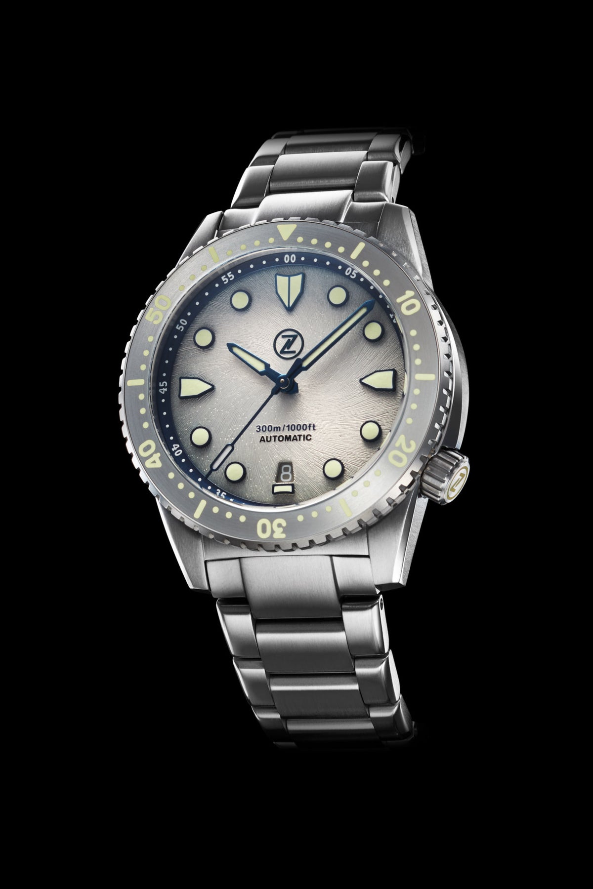 Zelos Mako V3 300 m Automatic, Storm Grey Dial, Titanium, 40 mm