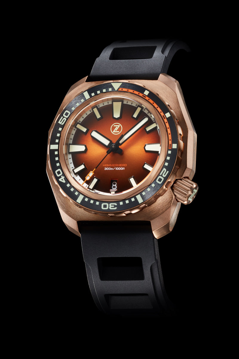 HALO TORNADE ゴールドリム 2本セット Zelos Hamm Divererhead V3 300 m Ceramic, Bronze, Rubber