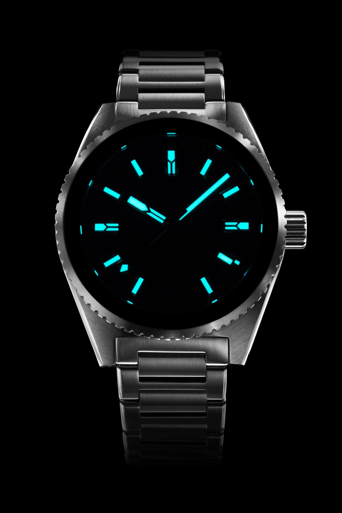 Zelos Blacktip 200 m GMT, Teal Dial, Stainless Steel, 41 mm