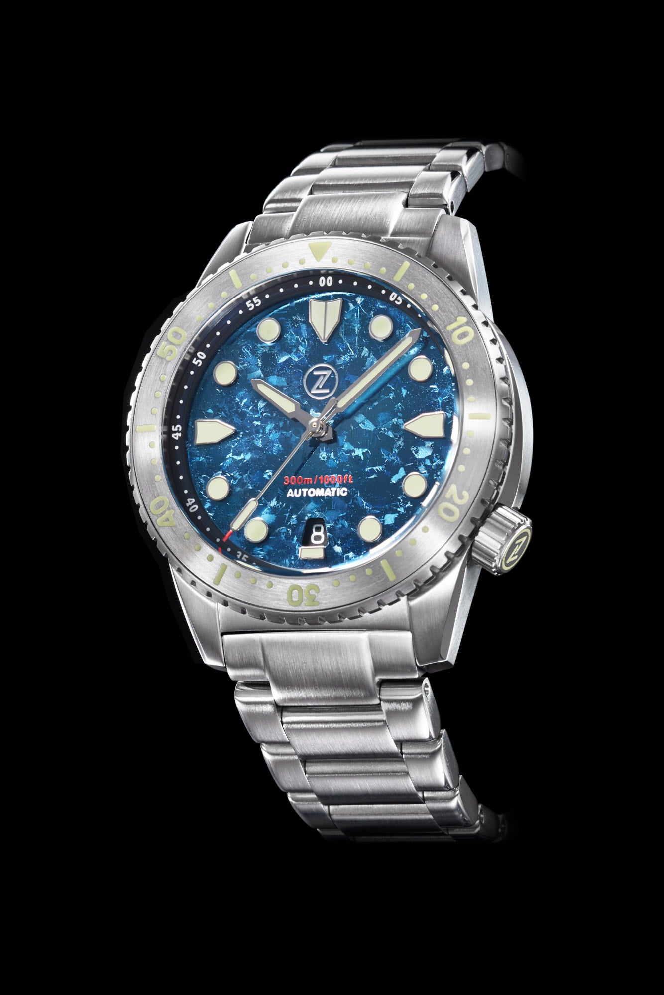 Zelos Mako V3 300 m Limited Edition, Crystallised Titanium